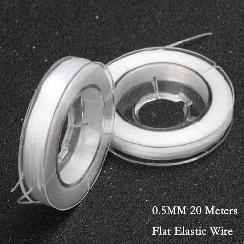 Strong Stretchy Elastic Rope Transparent/Black String Cord Beading 1 Roll 10M/20M/30M DIY Bracelet/Necklace Jewelry Making