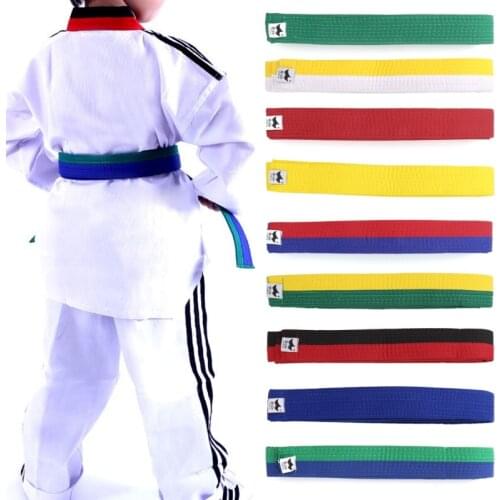Professional Taekwondo Belt Karate Judo Double Wrap Martial Arts Stripe Sports Standard Tapes Protective Waistband