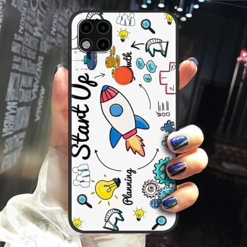 Anti-dust Cover Phone Case For Xiaomi Redmi 9C/Redmi 9 India Cartoon New Arrival Silicone Shockproof Soft Case