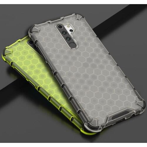Beworlder Case For Xiaomi Redmi Note 8 Pro Shockproof Honeycomb Transparent Phone back Cover For Xiaomi Redmi Note 8 Case
