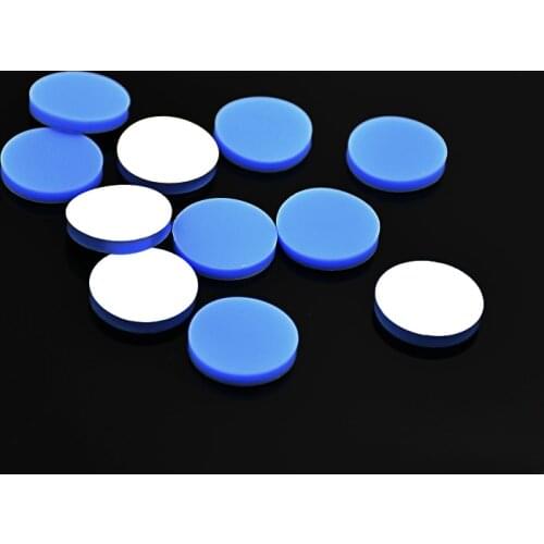 Septa For Hdspc Al crmp cap PTFE/Si sep Dia 20mm Thick 3mm For 10ml/ 20ml Jaw Chromatography Vial 100/pk