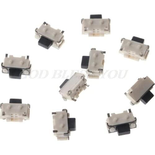 10 Pcs/1 Set Side Tactile Push Button Micro SMD SMT Tact Switch 2x4x3.5mm Drop Shipping