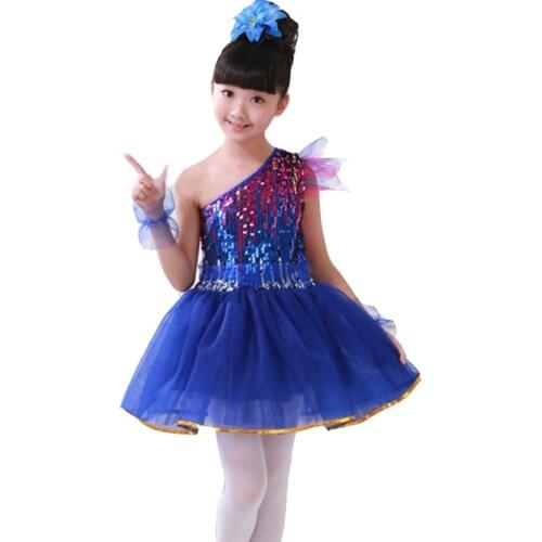 Girl Children Latin Dancewear Competition Dancing Kids Girl Modern Dance Costume Child Cha-Cha Jazz Ballet Dance Dress For Girls