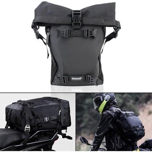 Waterproof Motorcycle Storage Saddle Bag Backpack 10L Capacity Outdoor Riding Motocross Dirt Pit Bike ATV Motorbike Accessories