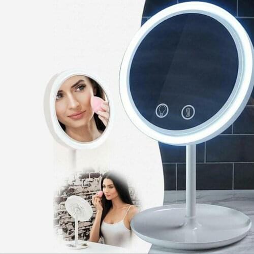 Mirror With Led Light Makeup Mirror Stand For Cosmetics Dressers Led Mirror With Light Side Mirror Folding Set
