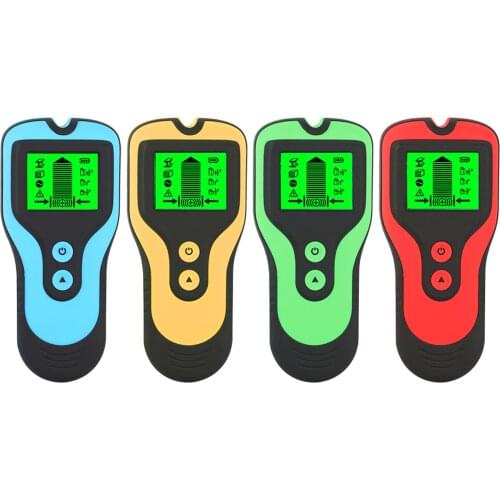 LCD Display Screen 3 In 1 Metal Detector Stud Sensors Scanner AC Voltage Live Wire Detector Multifunction Utility Tool