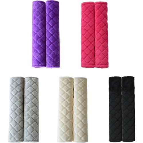 1 Pair Universal Car Safety Seat Belt Soft Thicken Shoulder Protection Pad Cover Auto parts