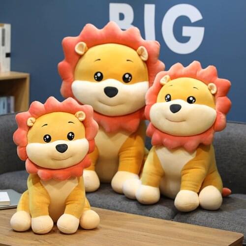 1pc 50/60cm Cute Sun Flower Lion Plush Toys Cute Stuffed Animal Lion Hug Doll Pillow for Kids Baby Lovely Cartoon Christmas Gift