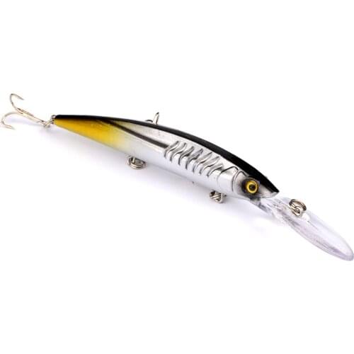 1PCS Floating Minnow Fishing Lures 152mm12g Artificial Hard Bait Wobbler Crankbait Striped Bass Pesca Fishing Tackle Swim Bait
