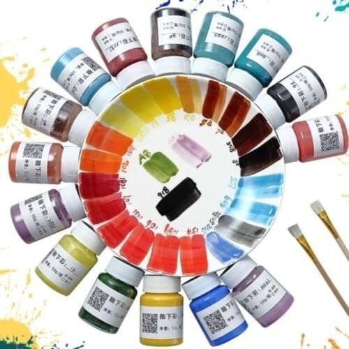 12 Colors Underglaze Pigment Powder Ceramic Art Coloring Gouache Pigment Diy Painting Ceramics Coloring Material Art Supplies