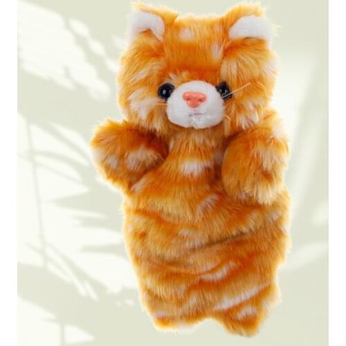 Finger Toys Plush Small Cat Toys Funny Animal Finger Toys Children’S Plaything for Girl Boy (Random Color, 25cm)