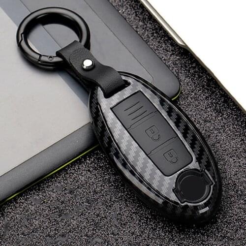 ABS Carbon Fiber Silicone Car Key Case Cover For Infiniti FX35 ESQ Q50 QX60 X35 QX50 Q50L Q60 Q70 QX70 QX80 For Nissan