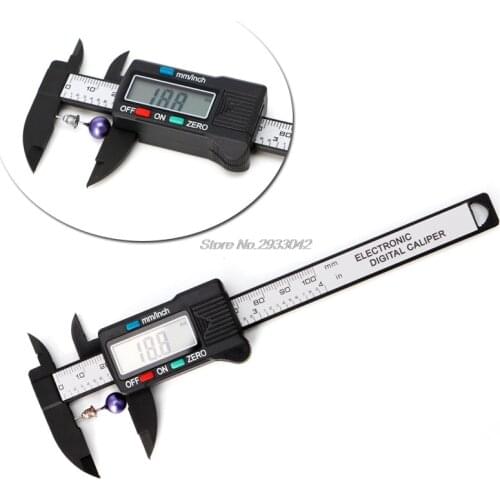 LCD Digital Electronic Vernier Caliper Gauge Micrometer Measuring Tool Stone Bead Gem Jewelry Tool