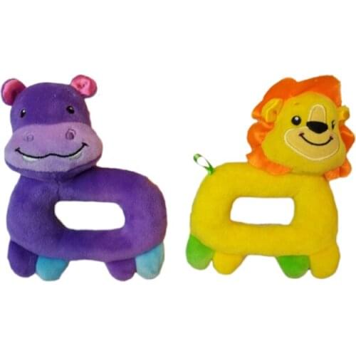 Baby Toys Hand Hold Plush Shaking Bell Hand Bell Ring Baby Rattles Toys Newborn Baby Teether Toys