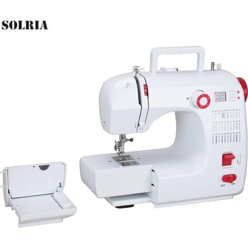 30 Stitch Patterns Electric Sewing Machine Foot Pedal AC100-240V Double Thread Adjustable Speed LED Display Presser Sewing Tools