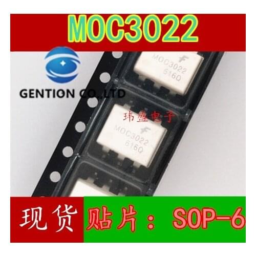 20PCS MOC3022SR2M MOC3022 SOP-6 photoelectric coupler thyristor drive light coupling in stock 100% new and original