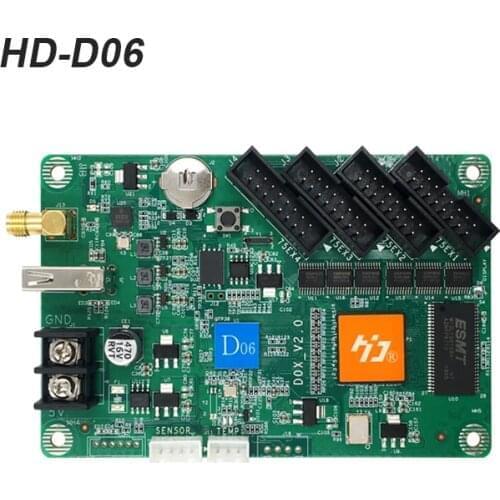 HUIDU HD-D06 WIFI RGB Video Asynchronous LED Display Controller Card small screen led control card