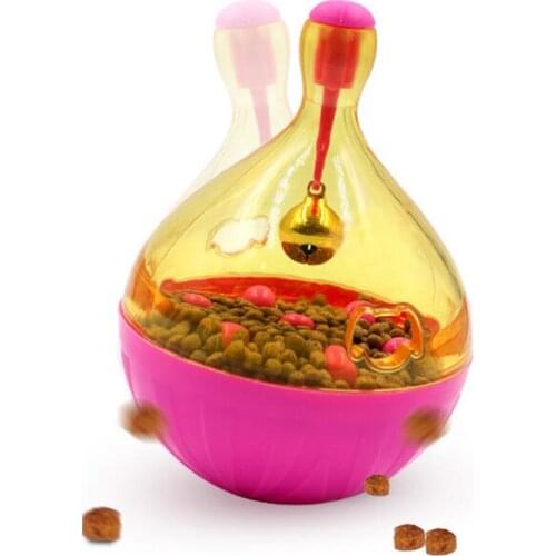 Interactive Cat Treat Ball Toys Smarter Pet Toys Food Ball Automatic Food Dispenser for Cats and Dogs Playing Pet Training