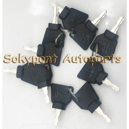 Ignition Start Key Switch Starter key For JCB 3CX Excavator JCB Bomag Excavator Key Most JCB Digger Replacement Parts 10Pcs