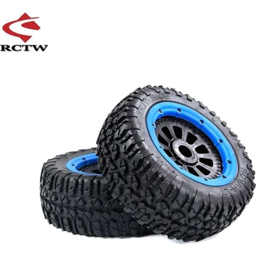 Knobby Wheel Tire Assembly Kit for 1/5 Losi 5ive T ROFUN ROVAN LT KM X2 Truck Spare Toys Upgrade Parts