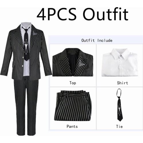 Danganronpa 2:Goodbye Despair Fuyuhiko Kuzuryu Coslay Costume High School Uniform Anime Performance Clothes Halloween Carnival