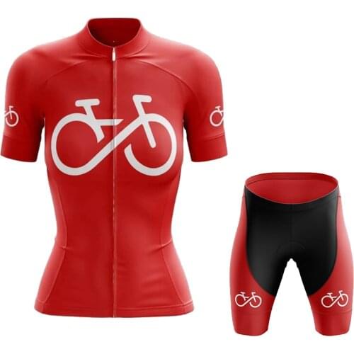 SPTGRVO Lairschdan red cycling wear women summer Bicycle clothes cycling suit cycling clothing ladies cycling kit mtb outfit