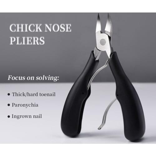 BORN PRETTY Nail Pliers Click Nose Silicon Design For Nail Clippers Gel Polish Remove Pedicure Manicure Color Nail Art Tools