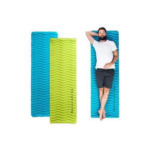 Naturehike Inflatable Pad Camping Mat Inflating Ground Mattress Backpacking Hiking Climbing Moistureproof Packable Sleeping Pad