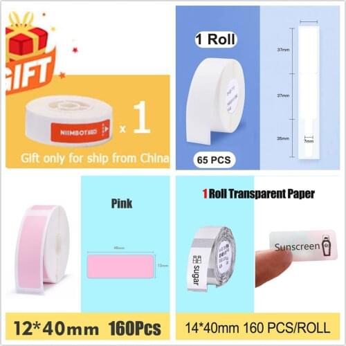 Nimbot d11 of thermal label paper