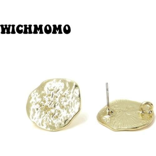 2019 New 19mm 6pieces/bag High Quality Zinc Alloy Flowers Earring Base Connectors Linkers for DIY Earring Jewelry Accessories