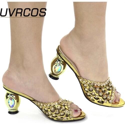 New 2021 Sexy Platform Pumps Italian In Women High Quality African Wedding Shoes Italian High Heels Summer Slippers for Wedding