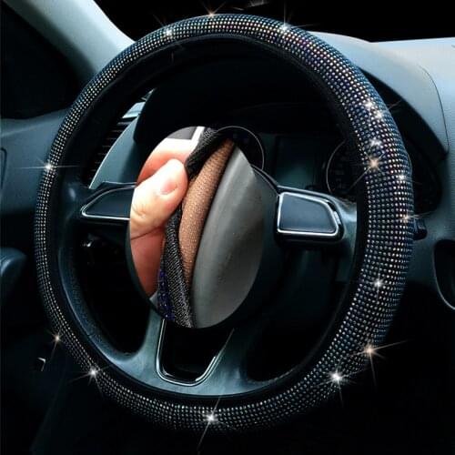Car steering wheel cover universal Audi BMW 36CM 38CM sport steering-wheel covers case for auto accessories 1Pcs
