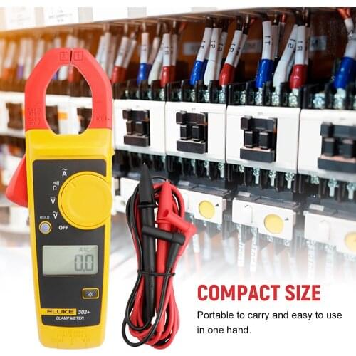 FLUKE Handheld Clamp Meter LCD Display Digital Clamp Multimeter Clamp Type Universal Meter Ammeter AC/DC Voltage Meters