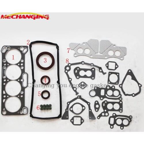 FOR PROTON SAGA HYUNDAI PONY coupe lantra 1.5 G4DJ G15B 4G15 8V Automotive Spare Parts Overhaul Package Engine Gasket MD997237