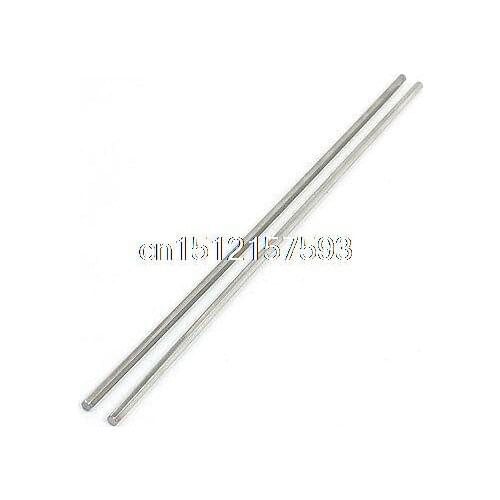 Lathe 200mm x 3mm Stainless Steel Axle Hex Stock Drill Rod Bar 2Pcs
