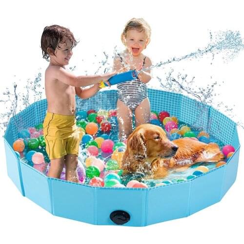 120x30cm Thickened Foldable Pet Swimming Pool Children Ocean Ball Pools Bathing Tub Leak-proof Garden Outdoor Dog Cat Bathtub