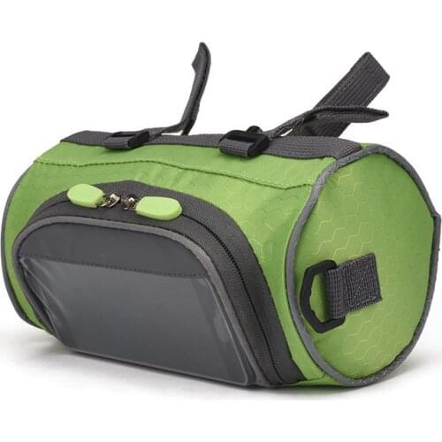 Touch Screen Cycling Phone Bag Mountain Bike Bicycle Bags Case Road Bike Front Tube Handlebar Cylinder Bag 2021 new fashion