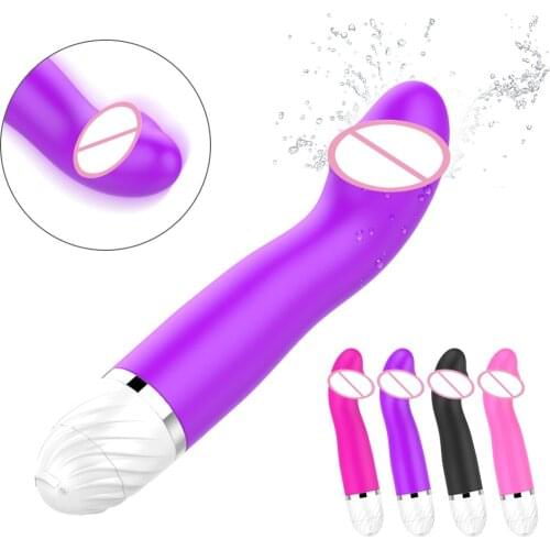 OLO Vagina Clitoris Massager Dildo Vibrator G-spot Stimulate Sex Toy for Women Silicone Waterproof Strong Vibration AV Stick
