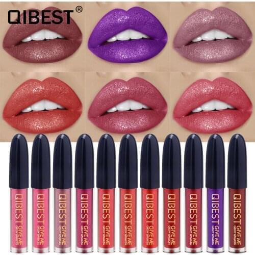 1pc Waterproof Diamond Lip Gloss Sexy Shimmer Glitter Liquid Lipstick Long Lasting Moisturizing Lipgloss Lip Makeup