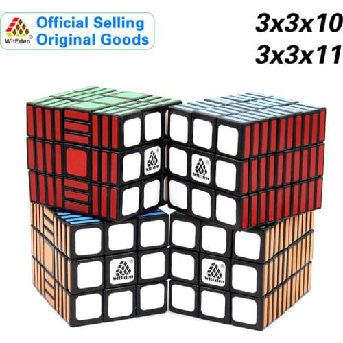WitEden 3x3x10 3x3x11 Magic Cube Professional Neo Speed Puzzle Brain Teasers Antistress Educational Toys For Children