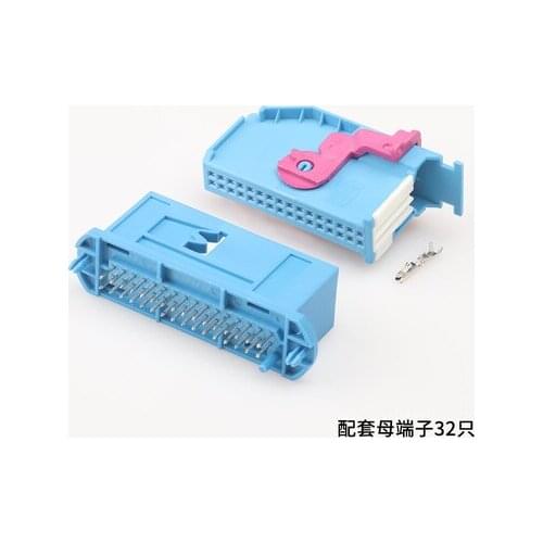 1pcs Car instrument plug 32P Car connector blue