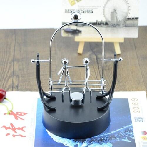 1PC Swing Metal Instrument Perpetual Wiggler Scientific Experiments Newton Cradle Energy Science Model Gift Ornaments LZ 010