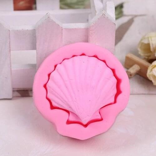 1PC Sea Life 3D Silicone Mold Fondant Gunpaste Cake Decorating Tool Cake Mold Shells Pastry Cake Tools LB 490