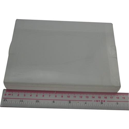 10pcs a lot Clear transparent for 8-bit For NES Game Box CIB games plastic PET Protector Case for Nintendo game boxes