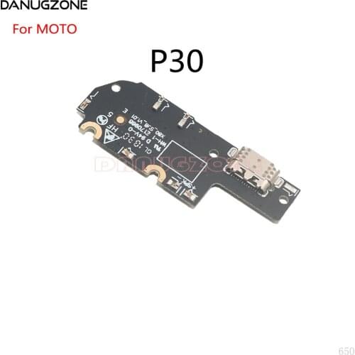 30PCS/Lot For Motorola MOTO P30 XT1943-1 USB Charging Dock Jack Plug Socket Port Connector Charge Board Flex Cable