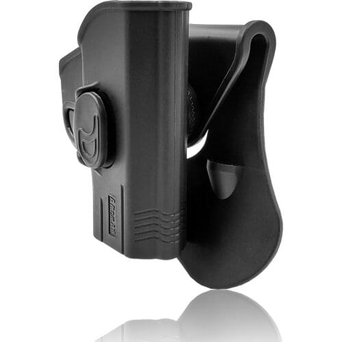 Amomax Adjustable Tactical Hunting Holster for Ruger LC-380 Ruger LC-9 - Right-handed Black
