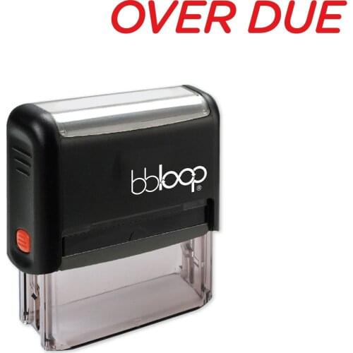 Bbloop Overdue w/Italic Round Style Font and Design Self-Ink