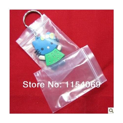 Free Shipping 1000pcs/lot 5x7cm Clear Resealable PE Environmental Plastic Ziplock Bag Small Jewelry Nuts Gift Packaging Bags