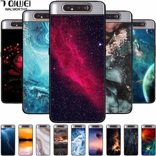 For Samsung Galaxy A80 Case Phone Cover Soft Silicone TPU Back Cases for Samsung A80 Case A 80 2019 6.7'' Fundas Space Coque