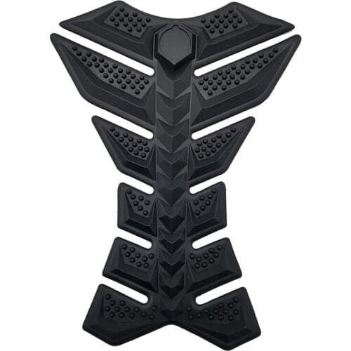3D Black Fishbone Stickers Car Motorcycle Tank Pad Tankpad Protector For Motorcycle Universal Fishbone Decoration Accessories
